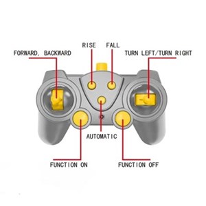 اسباب بازی ماشین کنترلی شارژی کامیون بیل مکانیکی مدل Excavator Truck مقیاس 1:14_اسباب بازی ماشین کنترلی